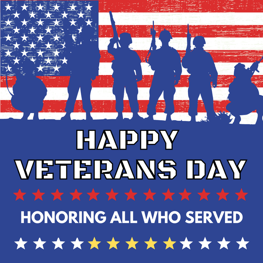 Veterans Day 2021. Together, We Honor Those Who Served.