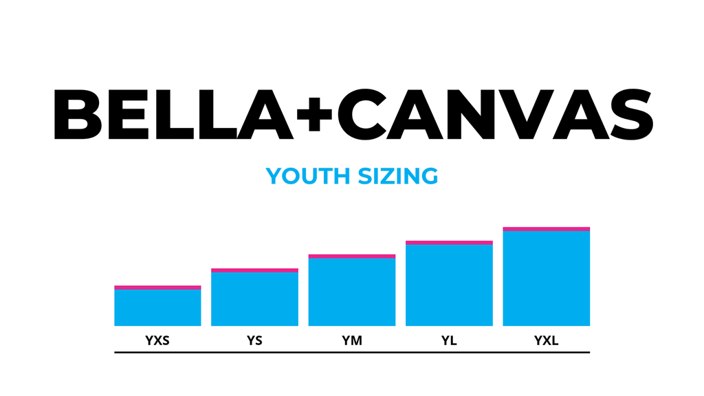 Bella Canvas Youth Sizing Guide: Slim Fit Breakdown