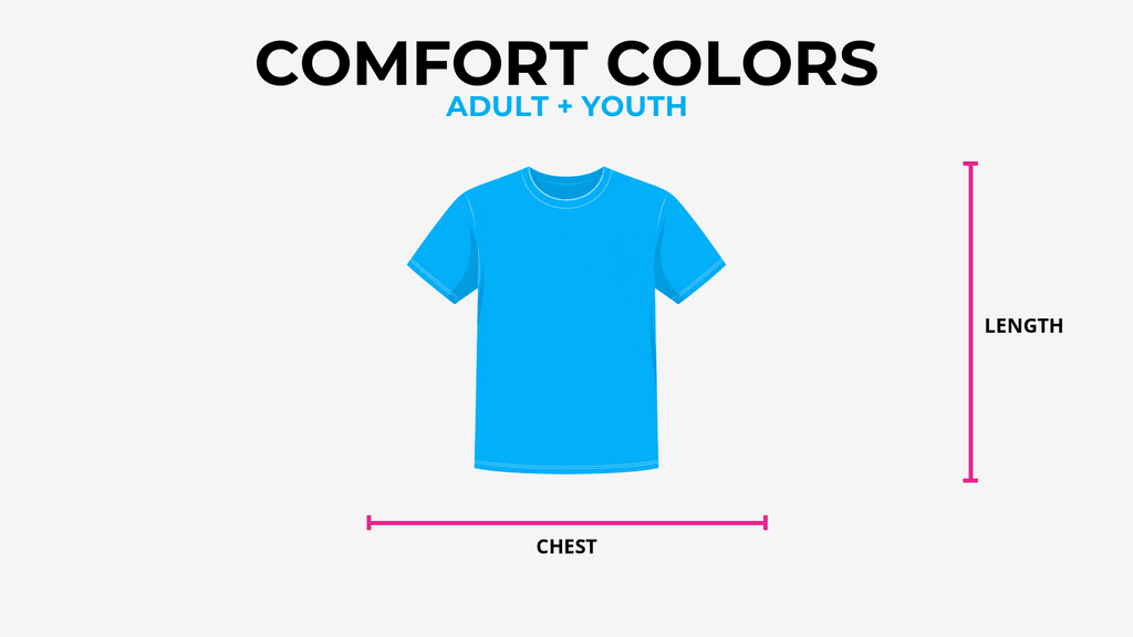 Comfort Colors Size Chart: Adult and Youth, Every Size (2026)