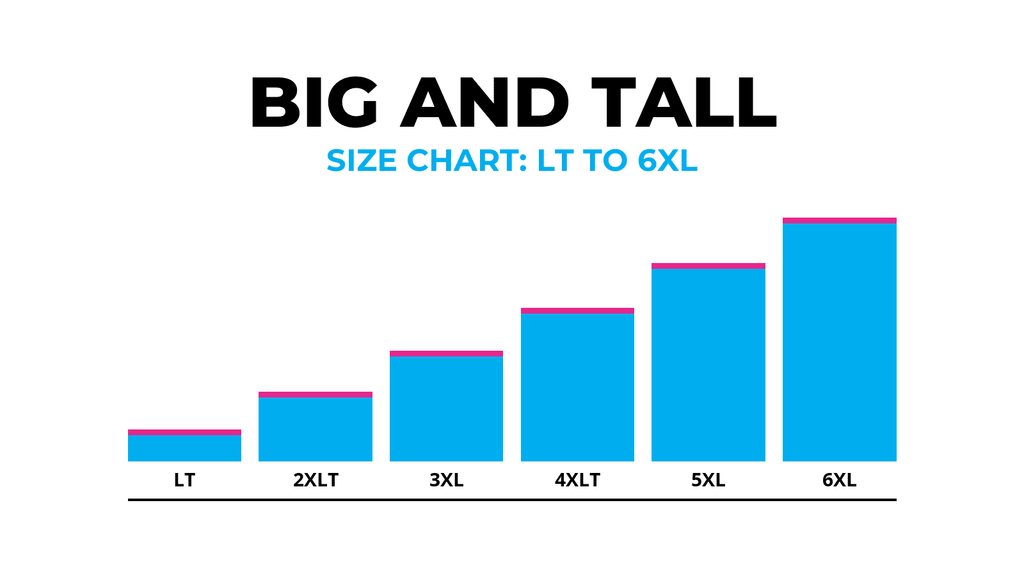 Big and Tall Size Chart: 2XLT to 6XL Measured (2026)