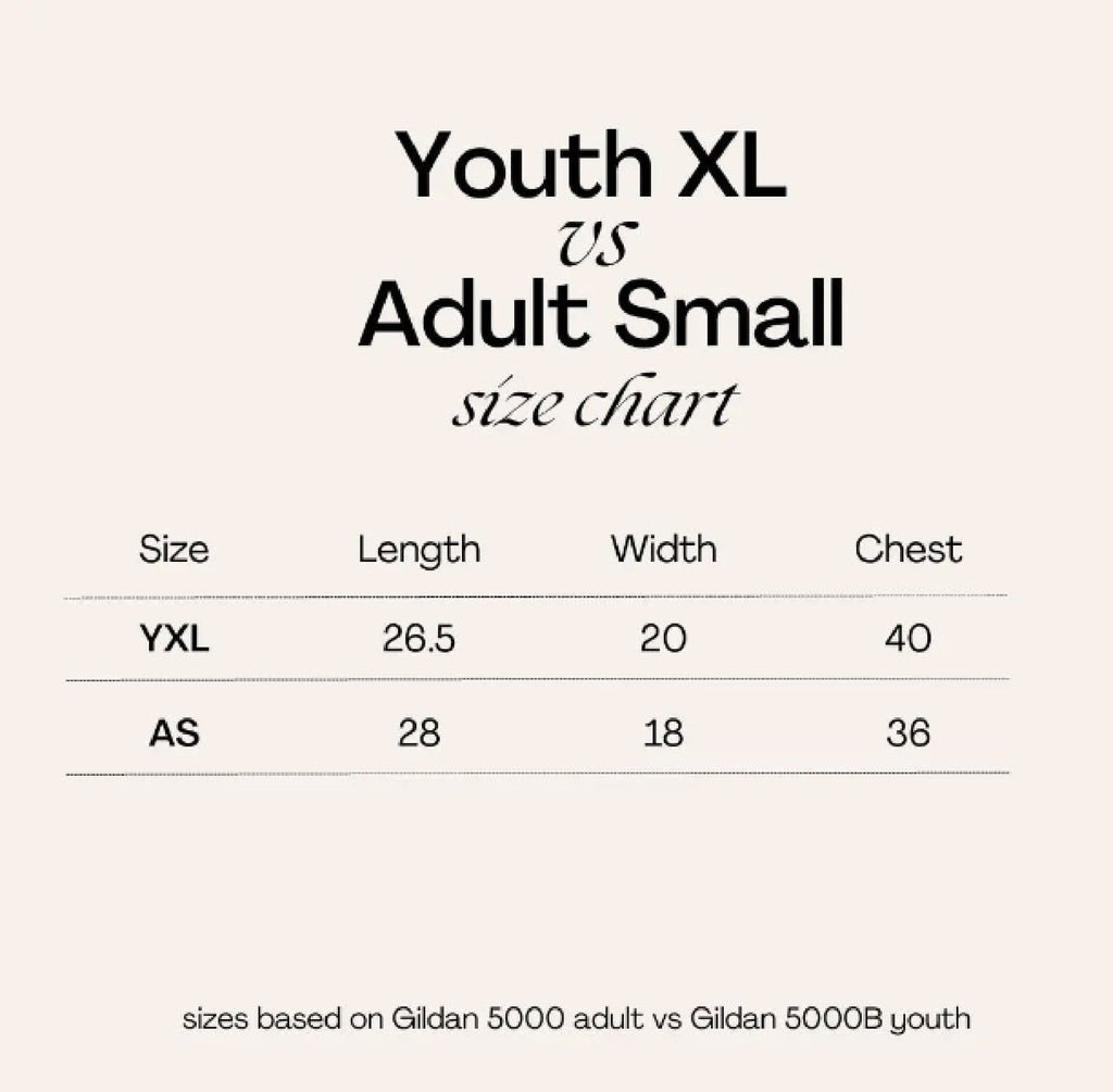Mastering the Size Shift: Youth XL to Adult Small Shirts