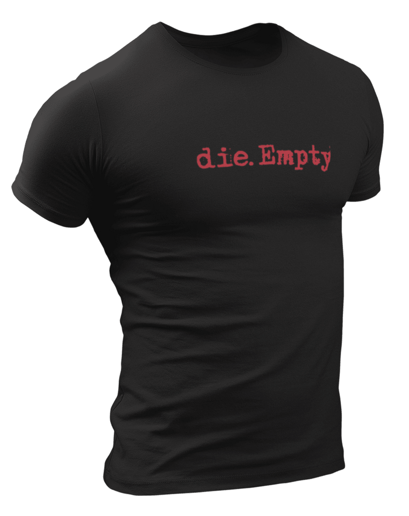 dieEMPTY Red Logo T-Shirt The Loyal Brand XSmall Black