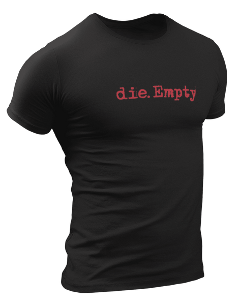 dieEMPTY Red Logo T-Shirt The Loyal Brand XSmall Black