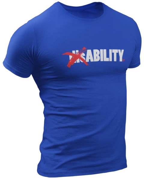 dis❌ABILITY T-Shirt - Royal Blue T-Shirts disABILITY XSmall Royal T-Shirt