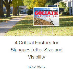 4 Critical Factors for Effective Signage: How to Choose the Right Letter Size and Visibility