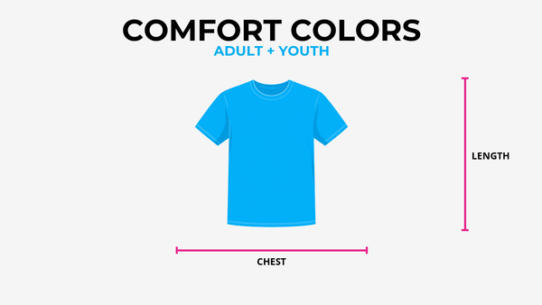 Comfort Colors Size Chart: Adult and Youth, Every Size (2026)