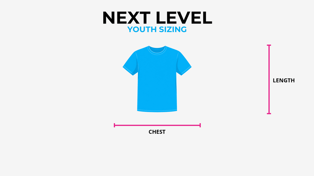 Next Level Youth Sizing Guide: Slim Fit Measurements (2026)