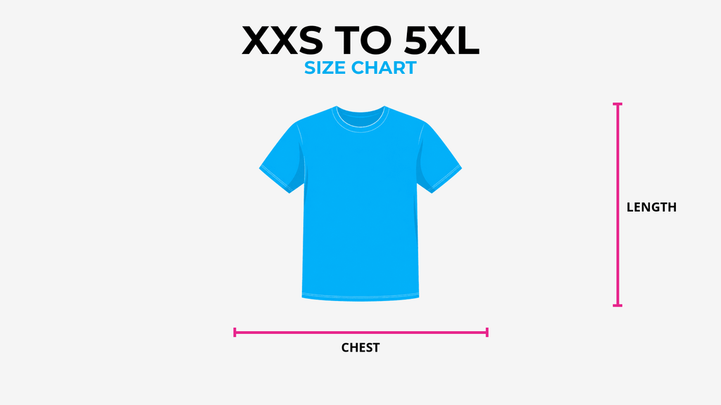 Shirt Size Chart XXS to 5XL: Every Size in Inches (2026)