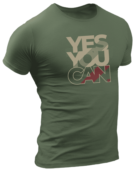 Yes You Can T-Shirt T-Shirts The Loyal Brand XSmall Military Green 