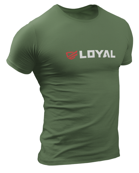 Loyal Red/Wht Logo T-Shirt T-Shirts The Loyal Brand 