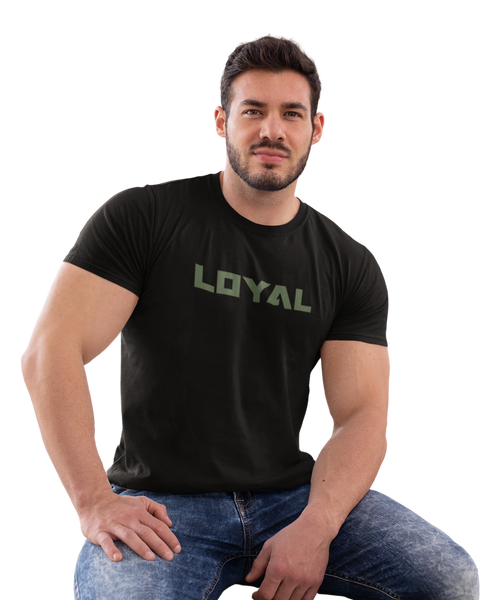 Loyal Military Olive Logo T-Shirt T-Shirts The Loyal Brand 