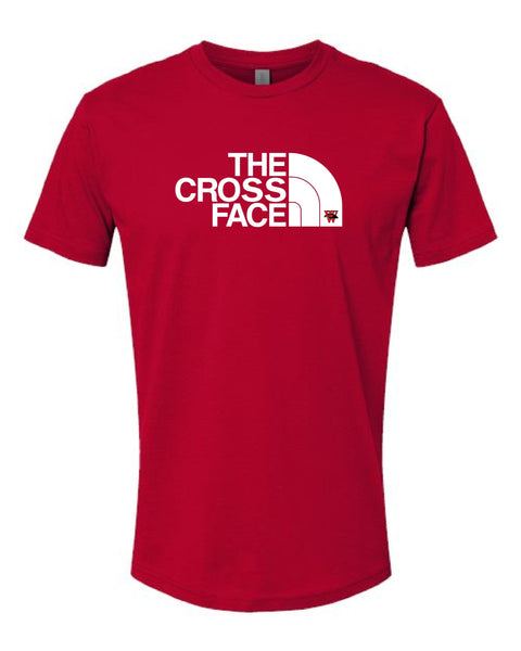 Warhawks Wrestling Adult Crossface T-Shirt T-Shirts The Loyal Brand XSmall Red T-Shirt
