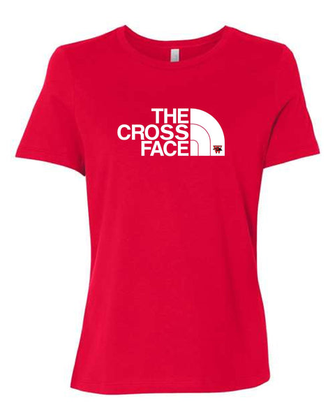 Warhawks Wrestling Women's Crossface T-Shirt T-Shirts The Loyal Brand XSmall Red T-Shirt