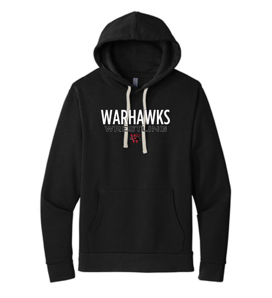 Warhawks Wrestling Adult Pullover Hoodie T-Shirts The Loyal Brand XSmall Black Hoodie