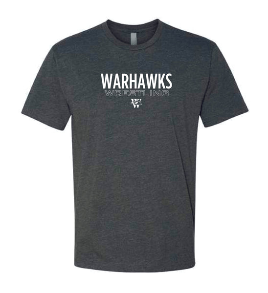 Warhawks Wrestling Adult Logo T-Shirt T-Shirts The Loyal Brand XSmall Charcoal T-Shirt
