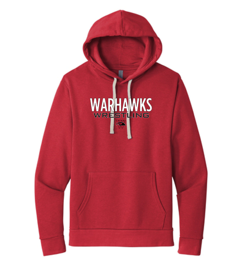 Warhawks Wrestling Adult Pullover Hoodie T-Shirts The Loyal Brand XSmall Red Hoodie