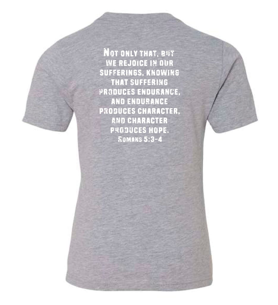 Warhawks Wrestling Youth T-Shirt Version 2 T-Shirts The Loyal Brand XSmall Dark Heather Grey T-Shirt