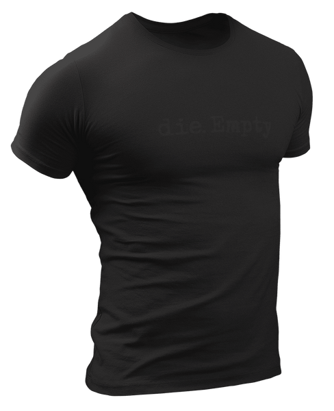 dieEMPTY Black Logo T-Shirt The Loyal Brand XSmall Black Ghost 