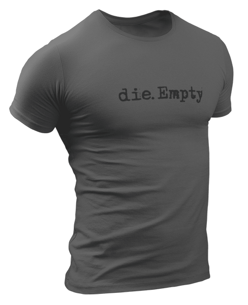 dieEMPTY Black Logo T-Shirt The Loyal Brand XSmall Charcoal 