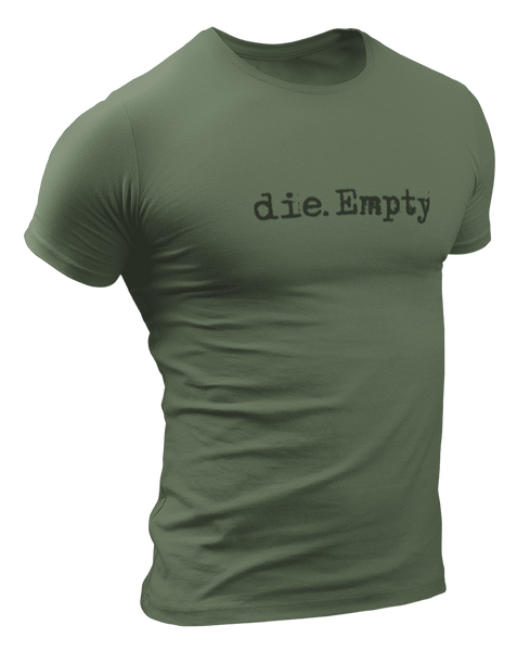 dieEMPTY Black Logo T-Shirt The Loyal Brand 2XLarge Red 