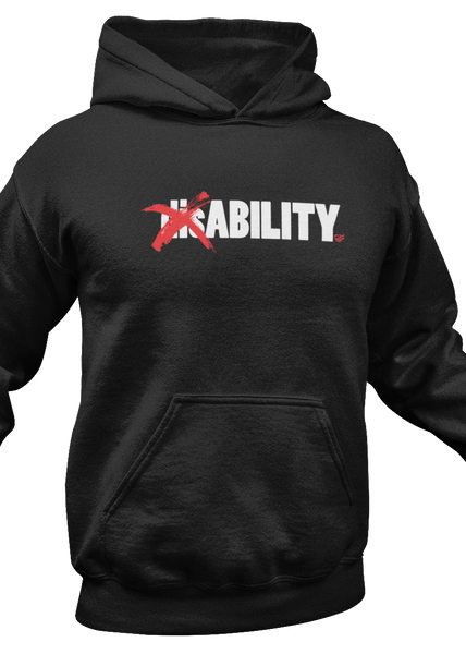 dis❌ABILITY Hoodie Hoodie disABILITY XSmall Unisex Black