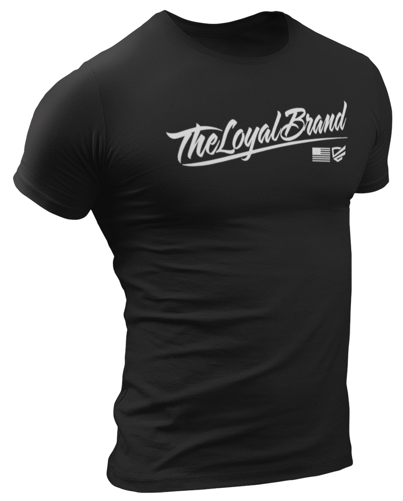 The Loyal Brand Script T-Shirt T-Shirts The Loyal Brand XSmall Black 