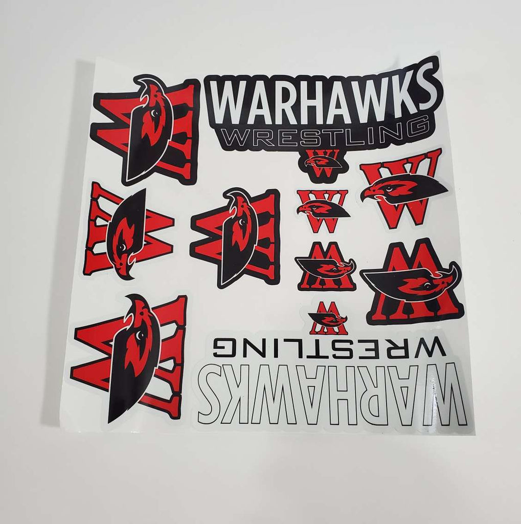 Warhawks Wrestling Sticker Pack Stickers The Loyal Brand Sticker Pack 